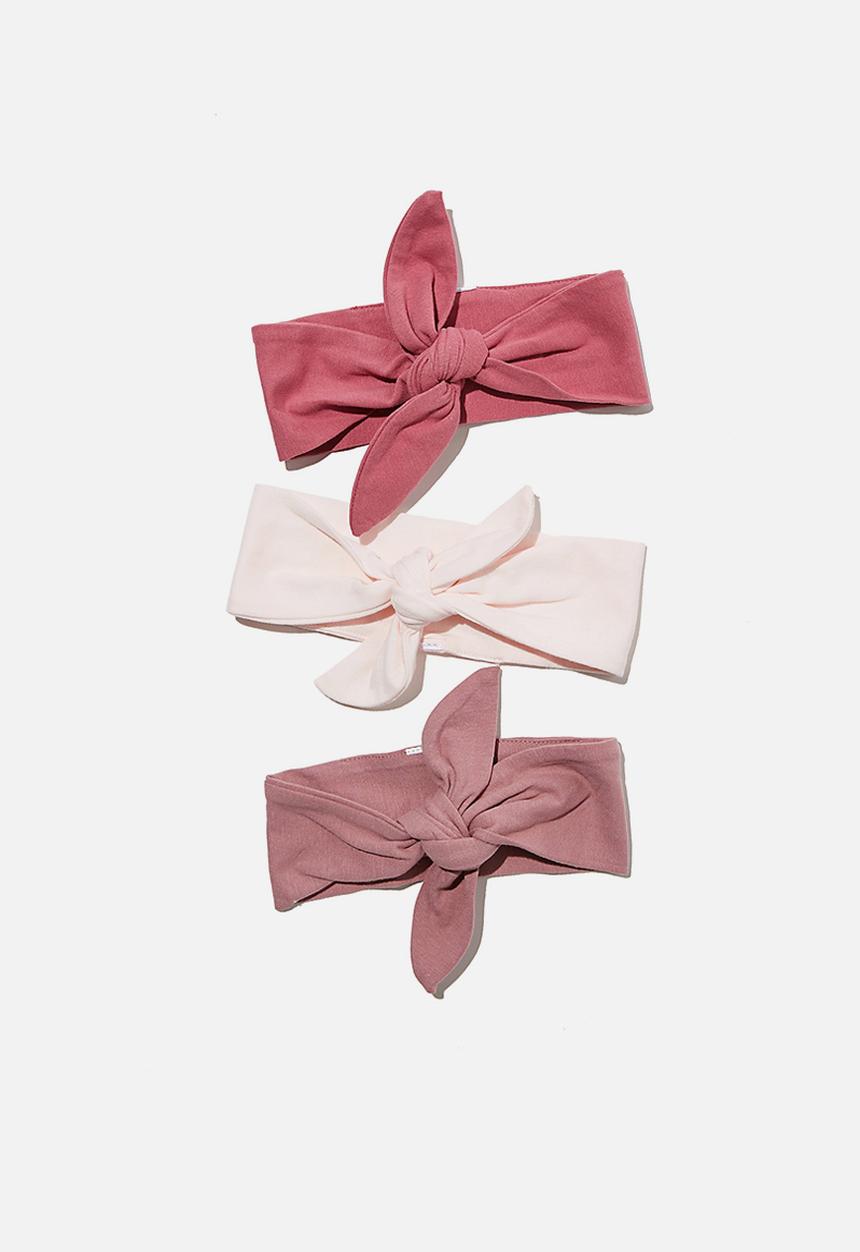 Cotton On - 3 pack tie headband - multi