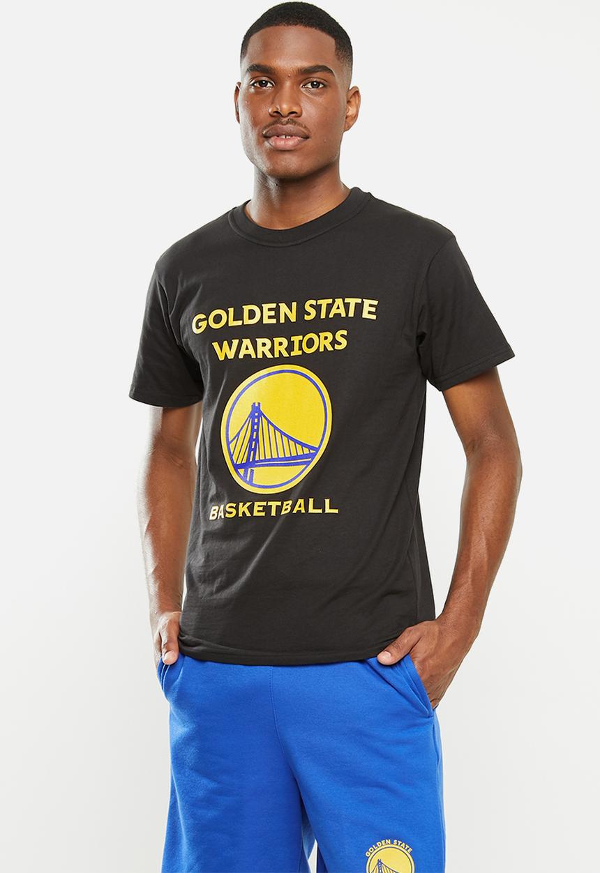 NBA - Warriors printed T-shirt - black