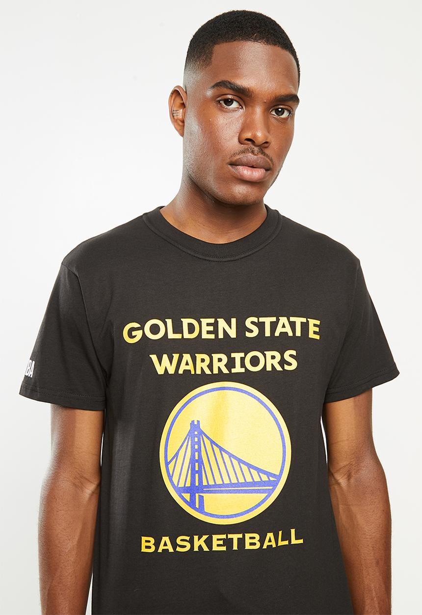 NBA - Warriors printed T-shirt - black
