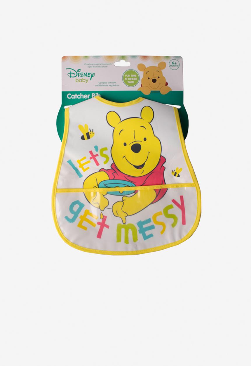 Character Group - Winnie the pooh catcher bib - white