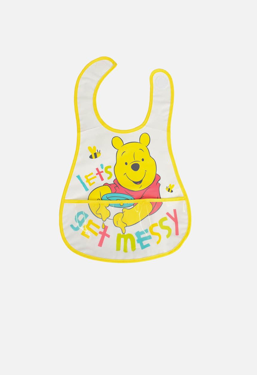 Character Group - Winnie the pooh catcher bib - white