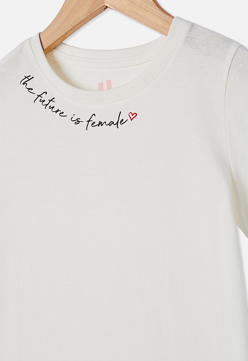 Cotton On - Penelope short sleeve tee - white 