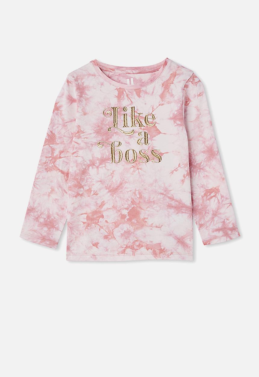 Cotton On - Stevie long sleeve embellished tee - multi