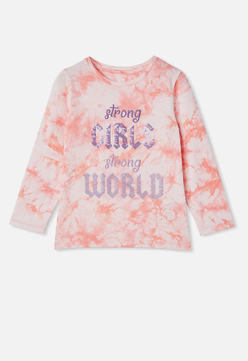 Cotton On - Stevie long sleeve embellished tee - multi