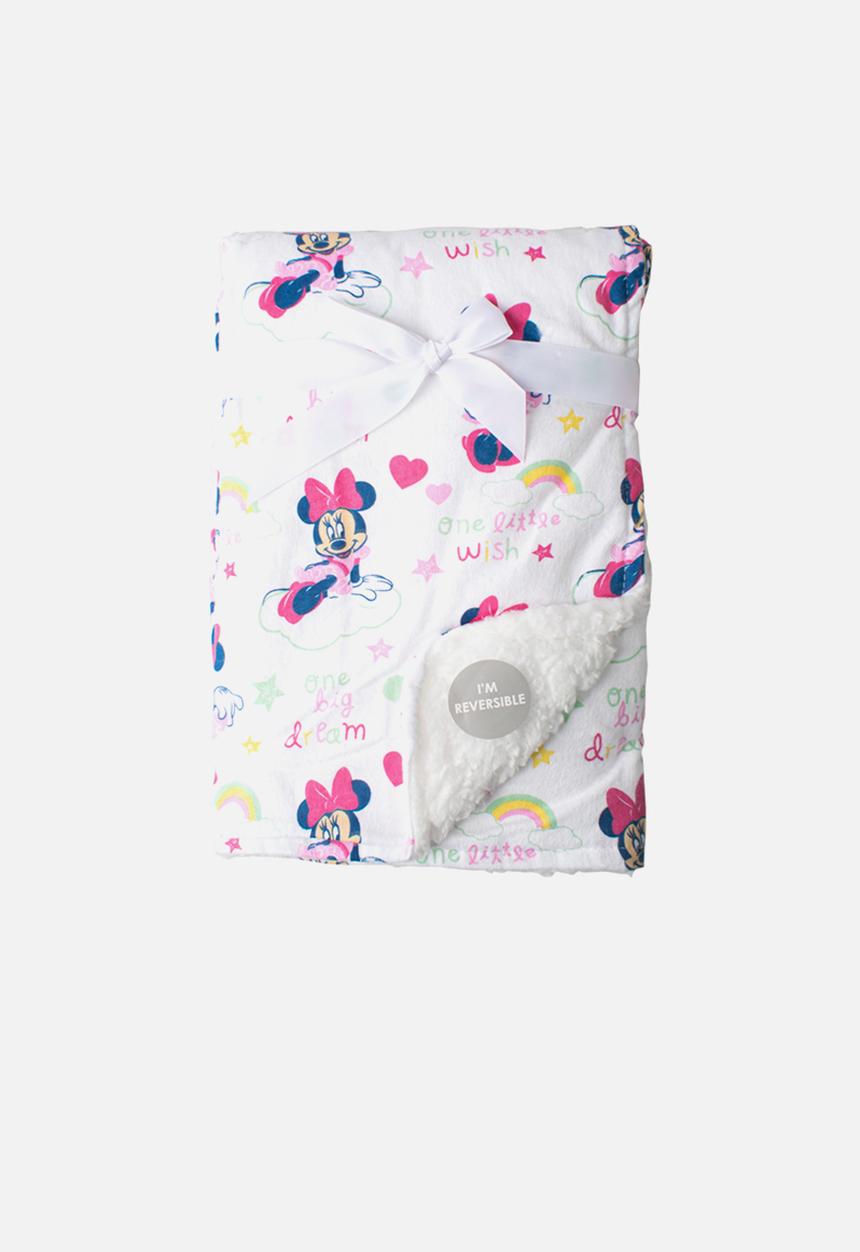 Character Group - Minnie mouse sherpa throw - multi