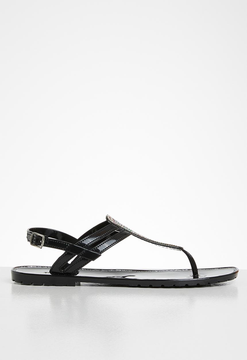 Plum - Danti sandal - black