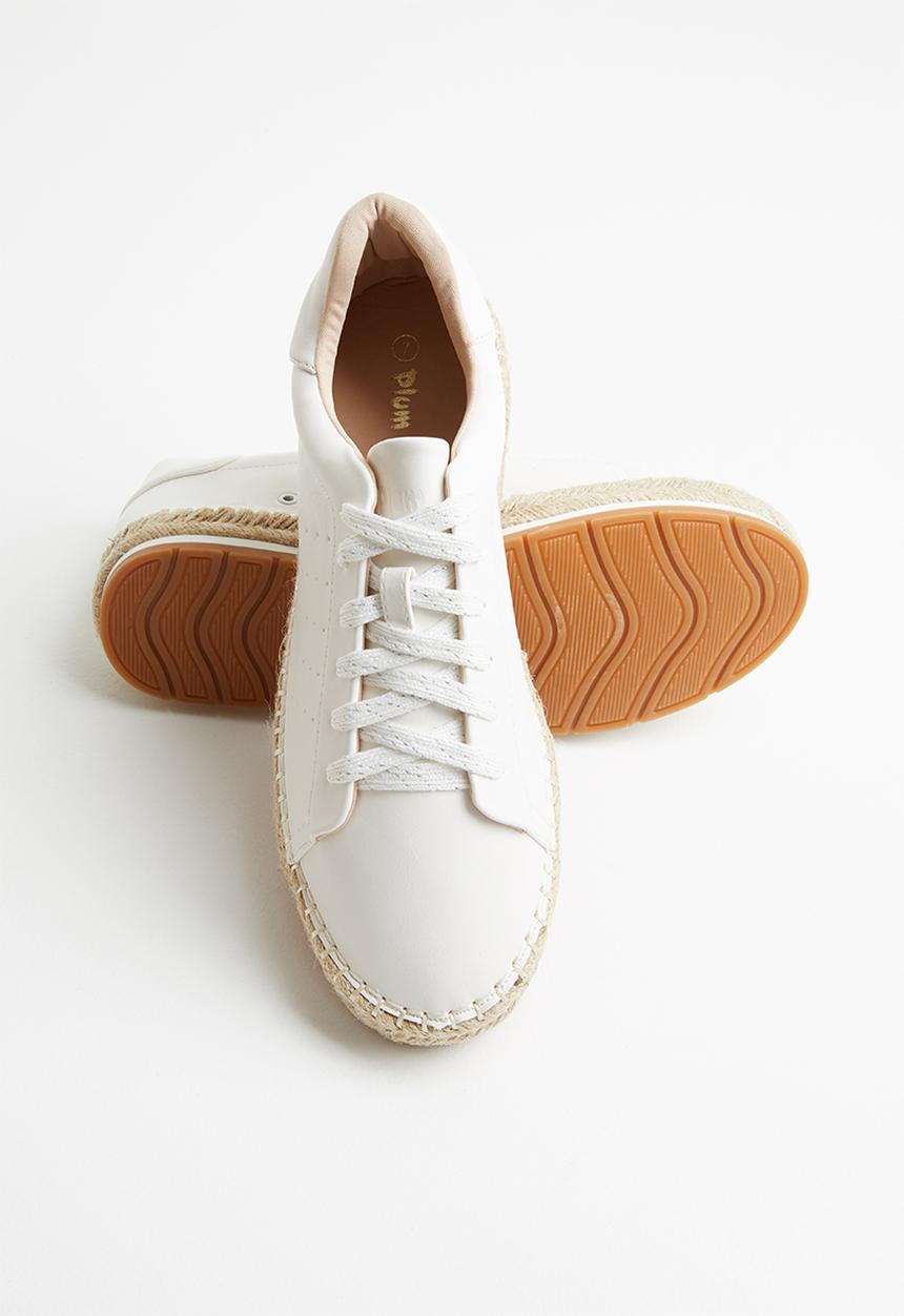 Plum - Frola sneaker - white