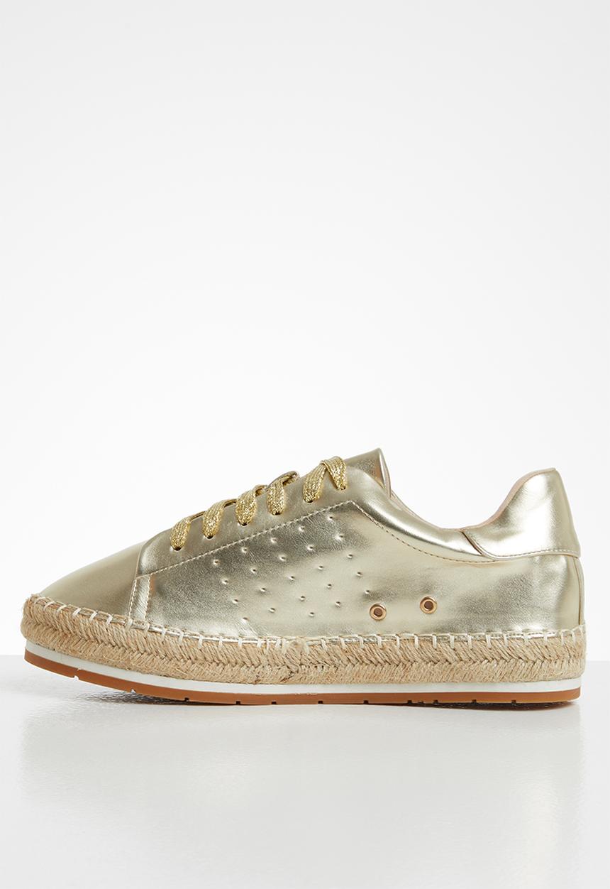 Plum - Frola sneaker - gold