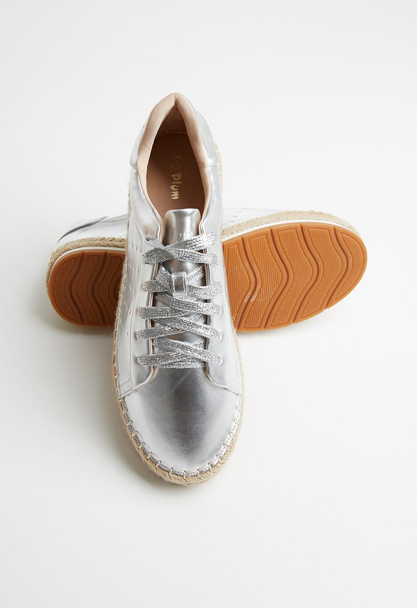 Plum - Frola sneaker - silver