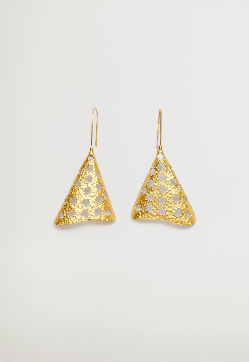 MANGO - Skiya earrings  - gold