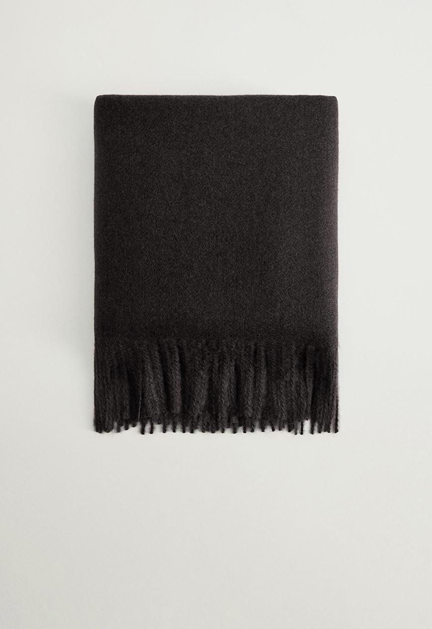 MANGO - Scarf sweet - black