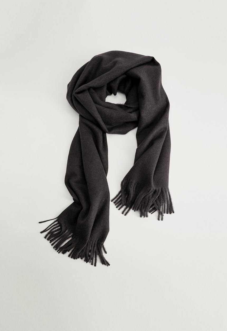 MANGO - Scarf sweet - black