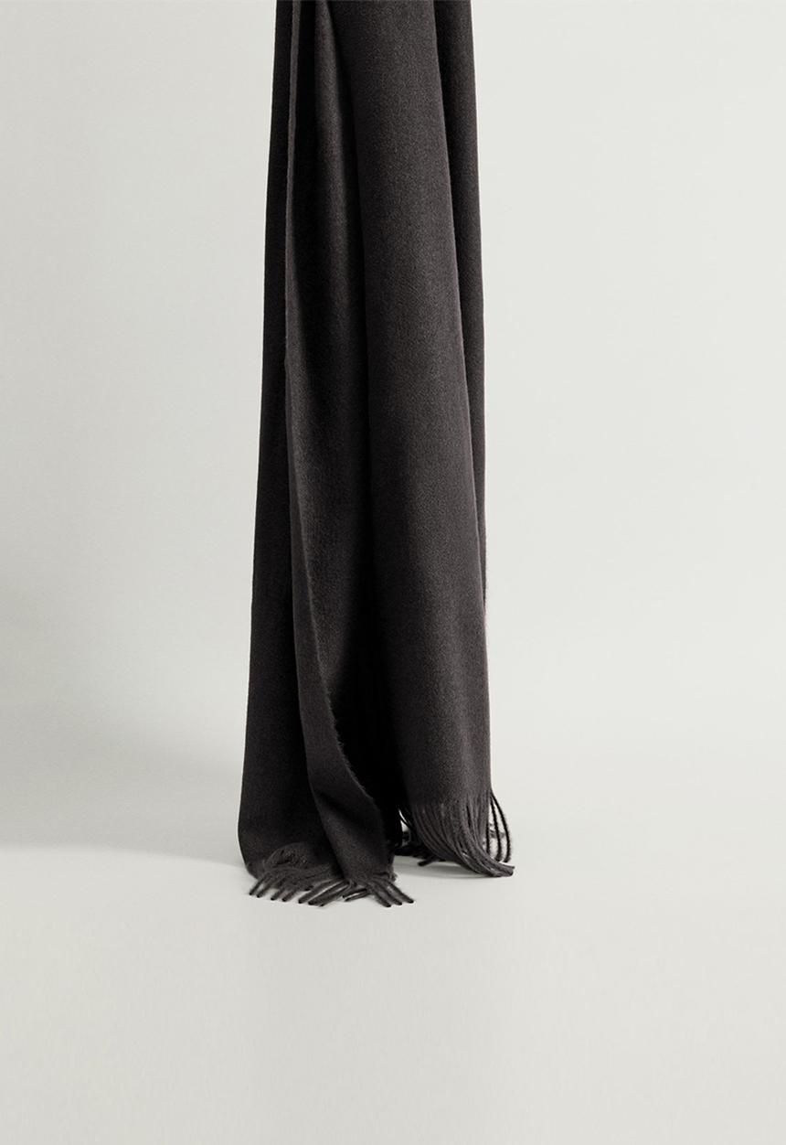 MANGO - Scarf sweet - black