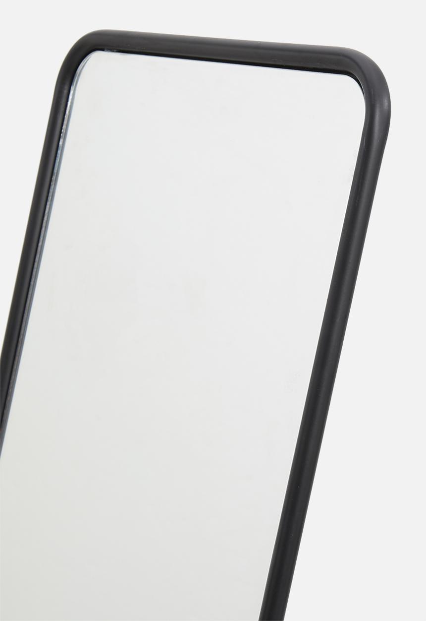 H&S - Metal frame standing mirror - black