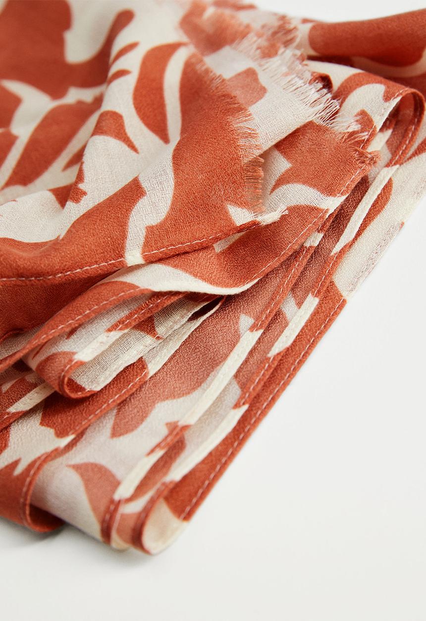 MANGO - Foulard vita - red