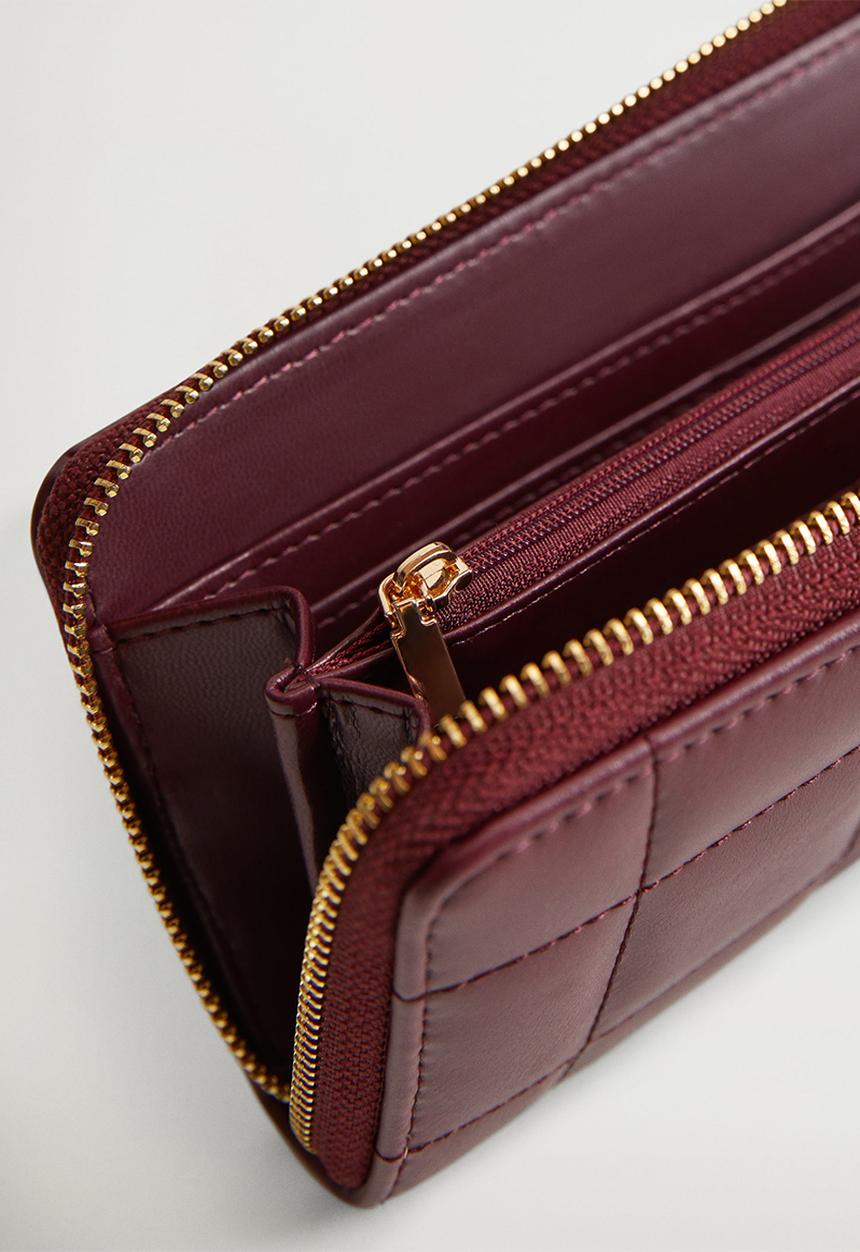 MANGO - Purse ginni - burgundy 