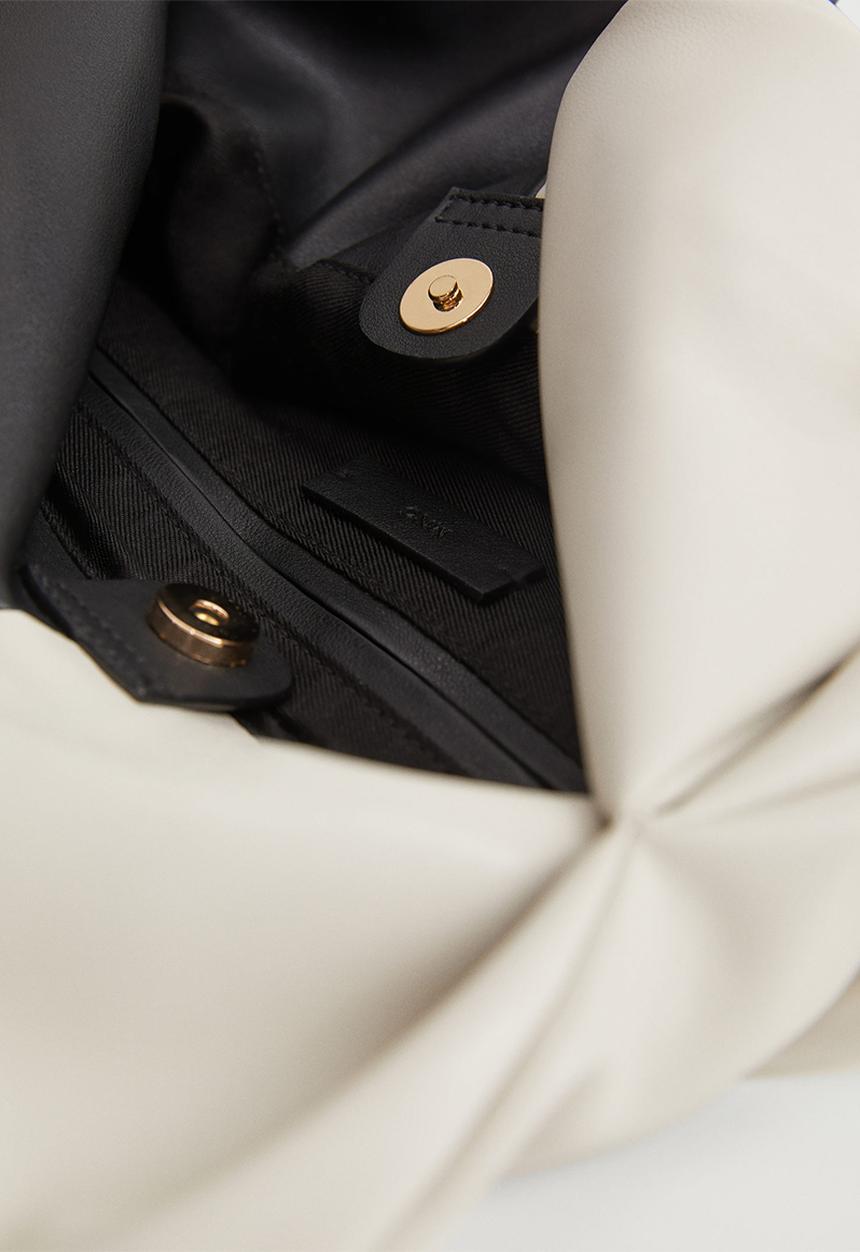 MANGO - Yin bag - black & white 