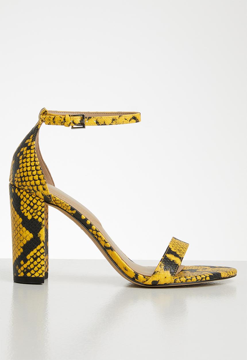 ALDO - Okraina heel - yellow & black