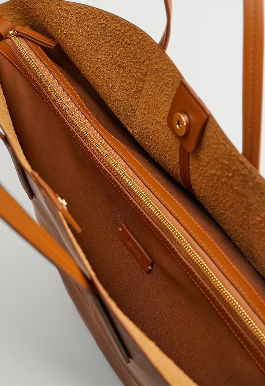 MANGO - Kobe bag - brown