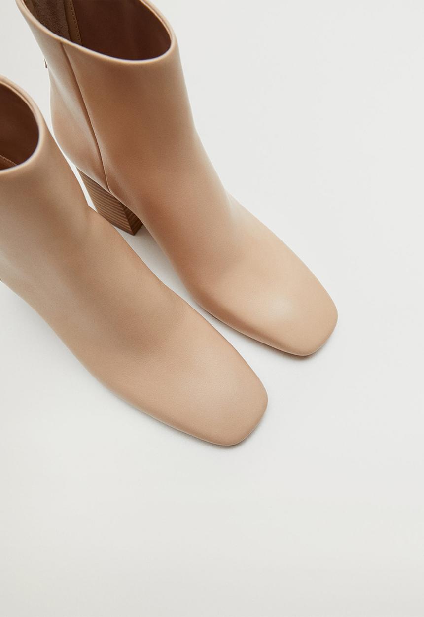 MANGO - Alba leather ankle boot - light / pastel pink