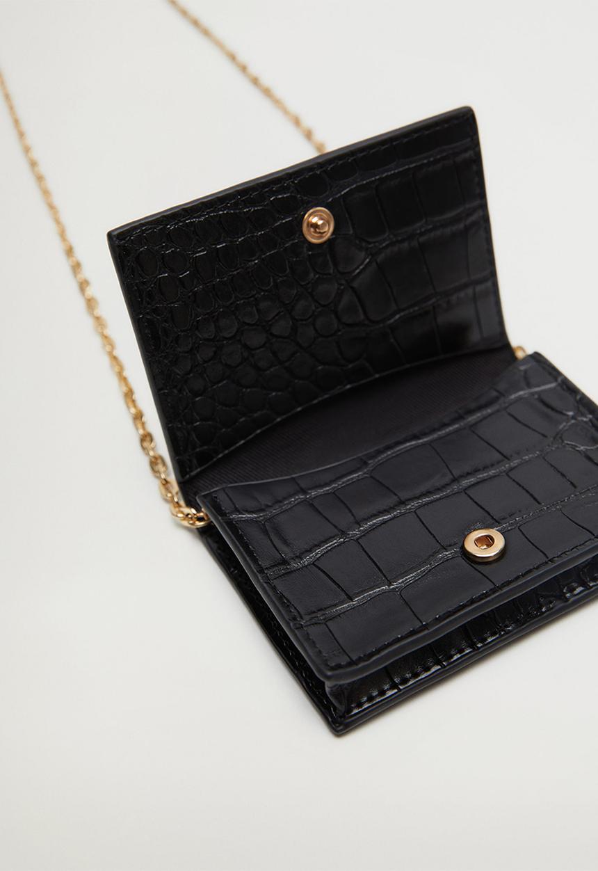 MANGO - Purse m maud - black 
