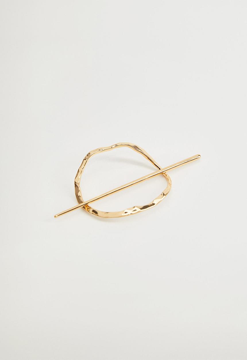MANGO - Bastet hair clip - gold