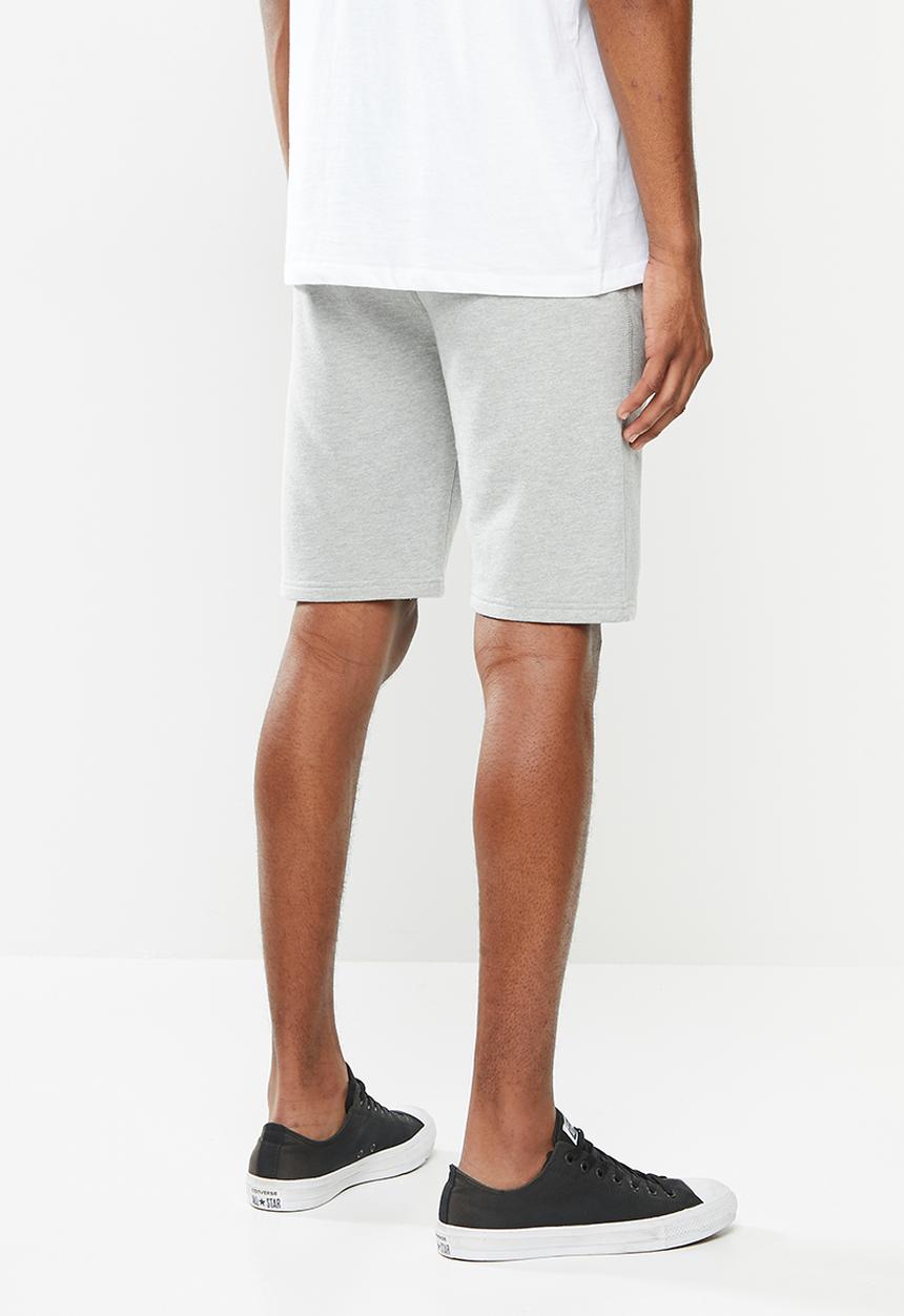 Aca Joe - Aca joe unbrushed fleece shorts - grey
