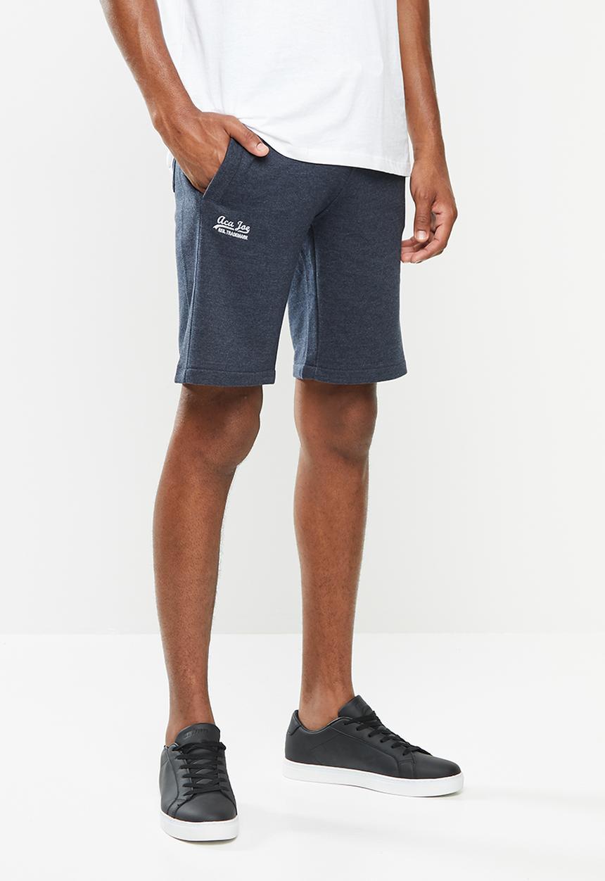 Aca Joe - Aca joe unbrushed fleece shorts - navy