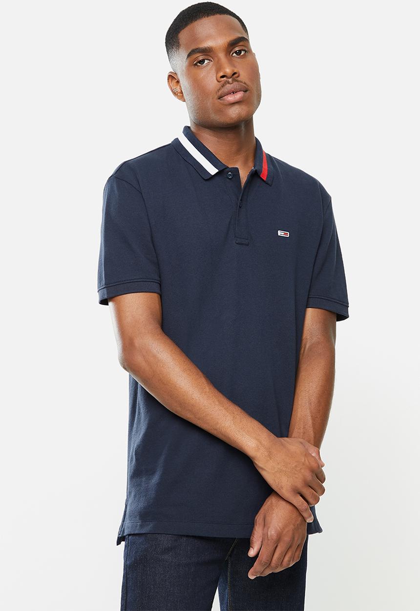 Tommy Hilfiger - Tjm flag neck polo - navy