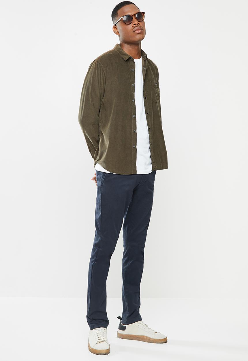 Aca Joe - Aca joe stretch chino pants - navy 