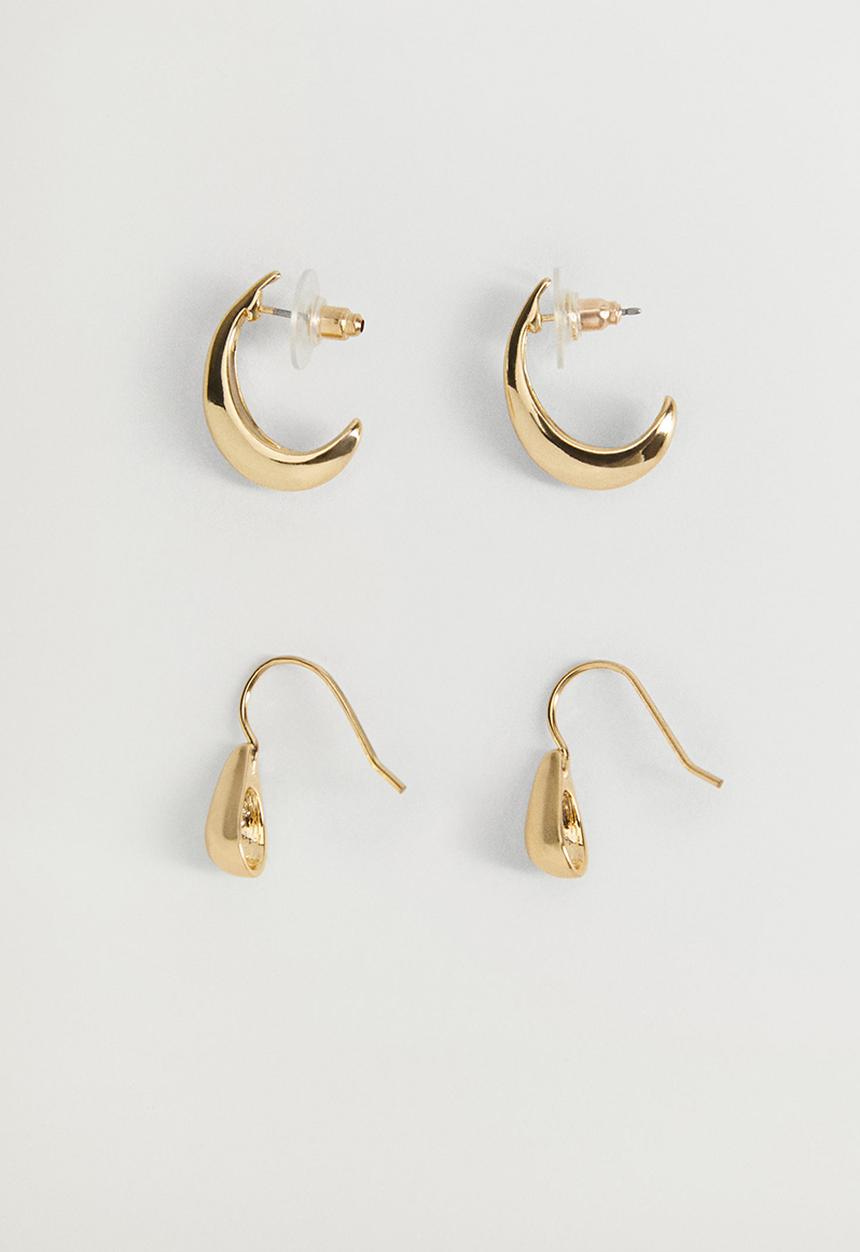 MANGO - Daria earrings - gold