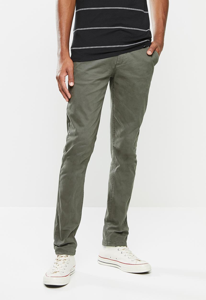 Aca Joe - Aca joe stretch chino pants - green 