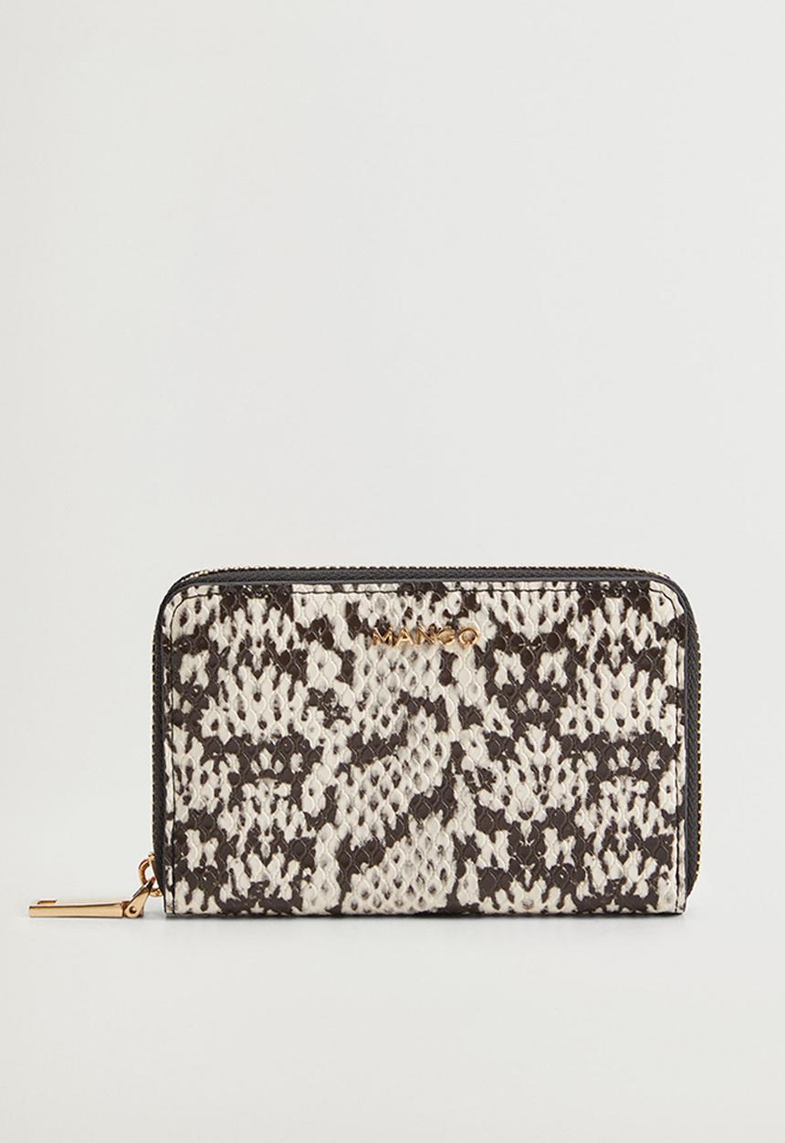 MANGO - Purse dalmata - black & white 