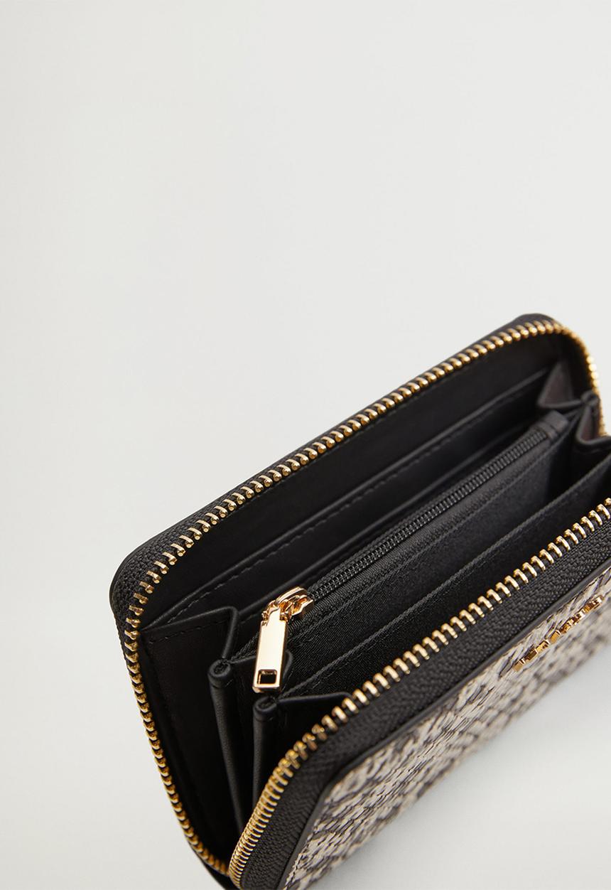 MANGO - Purse dalmata - black & white 