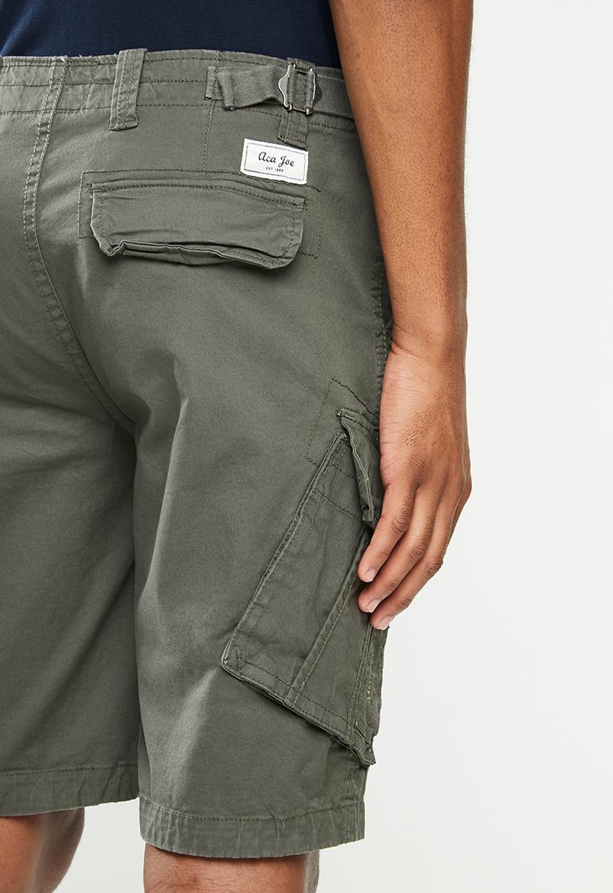 Aca Joe - Aca joe cargo shorts - green 