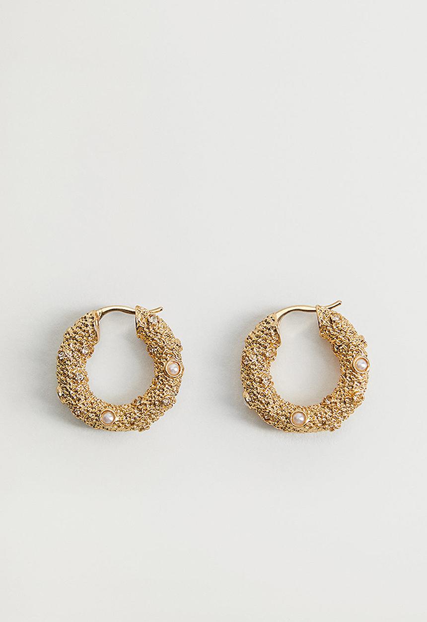 MANGO - Earrings emily - gold