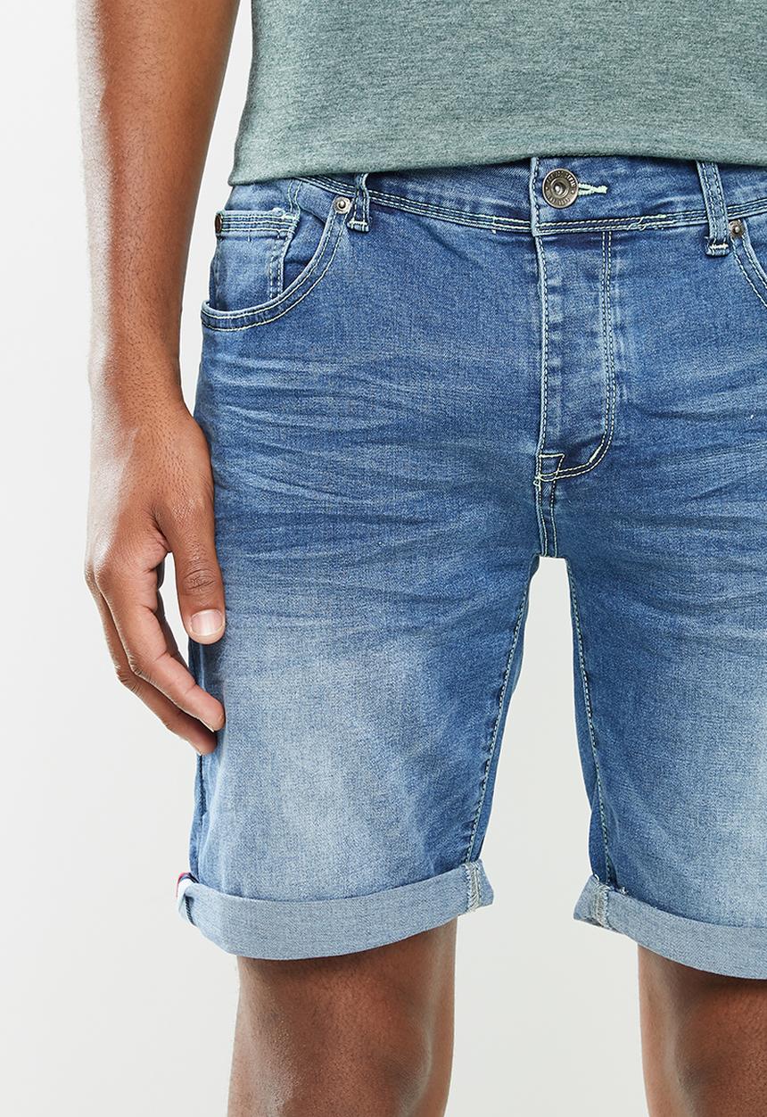 Aca Joe - Aca joe styled denim shorts - blue