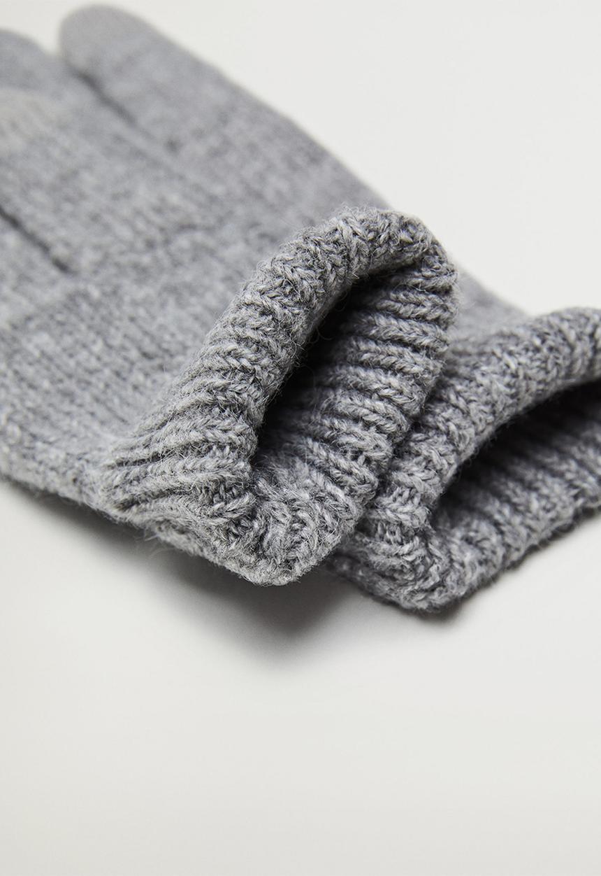 MANGO - Gloves beatriz - grey