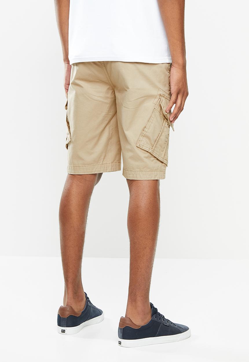 Aca Joe - Aca joe cargo shorts - beige 
