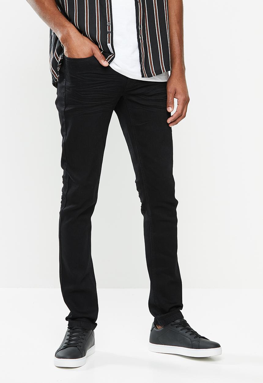 Aca Joe - Aca joe skinny fit denim jeans - black
