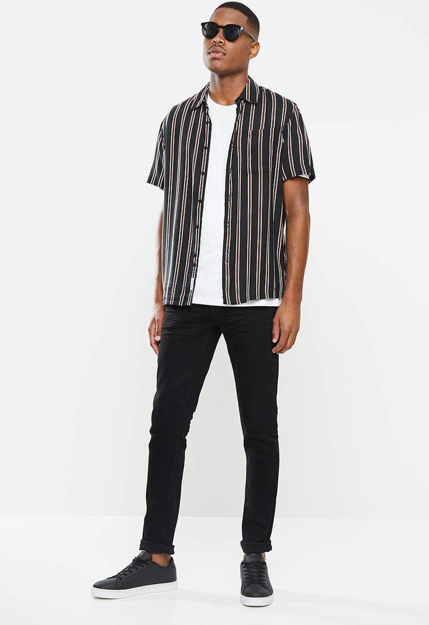 Aca Joe - Aca joe skinny fit denim jeans - black