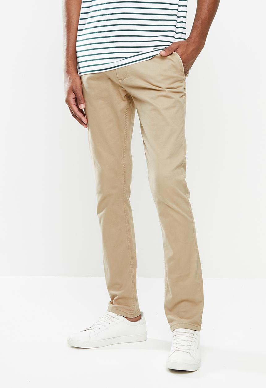 Aca Joe - Aca joe stretch chino pants - beige 