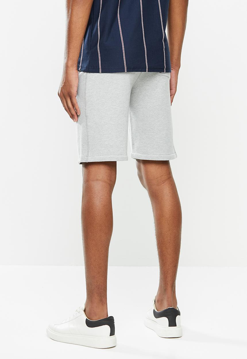 Aca Joe - Aca joe unbrushed fleece shorts - grey