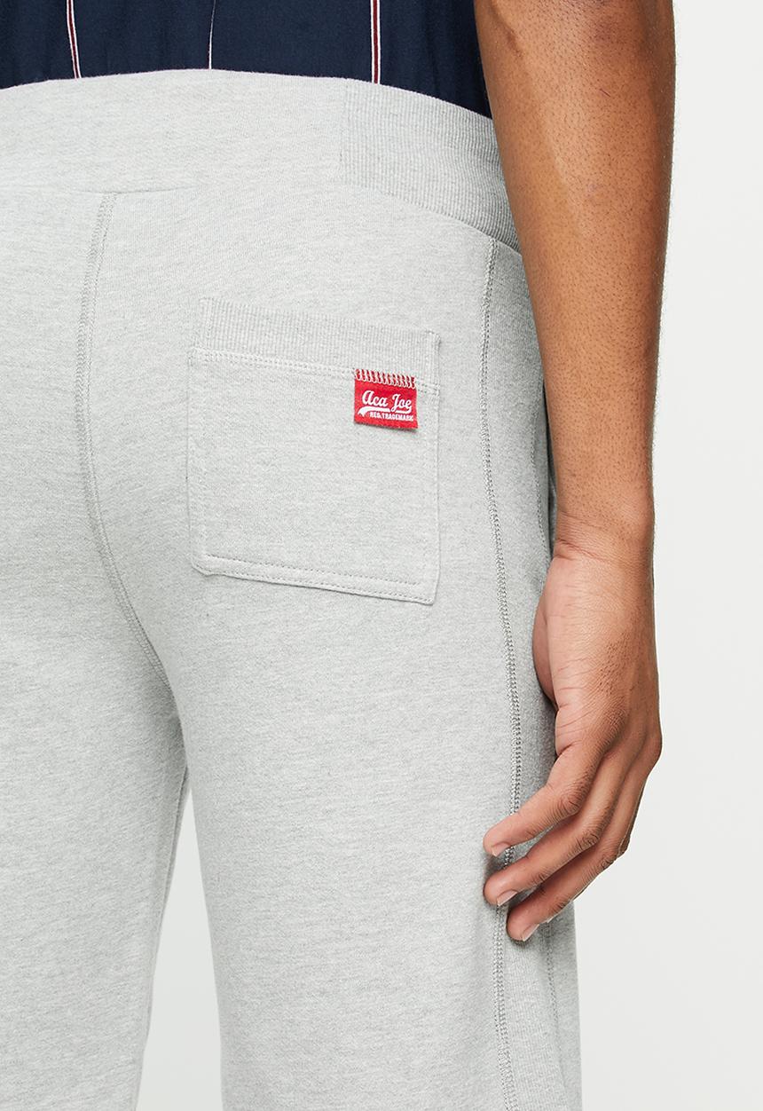 Aca Joe - Aca joe unbrushed fleece shorts - grey