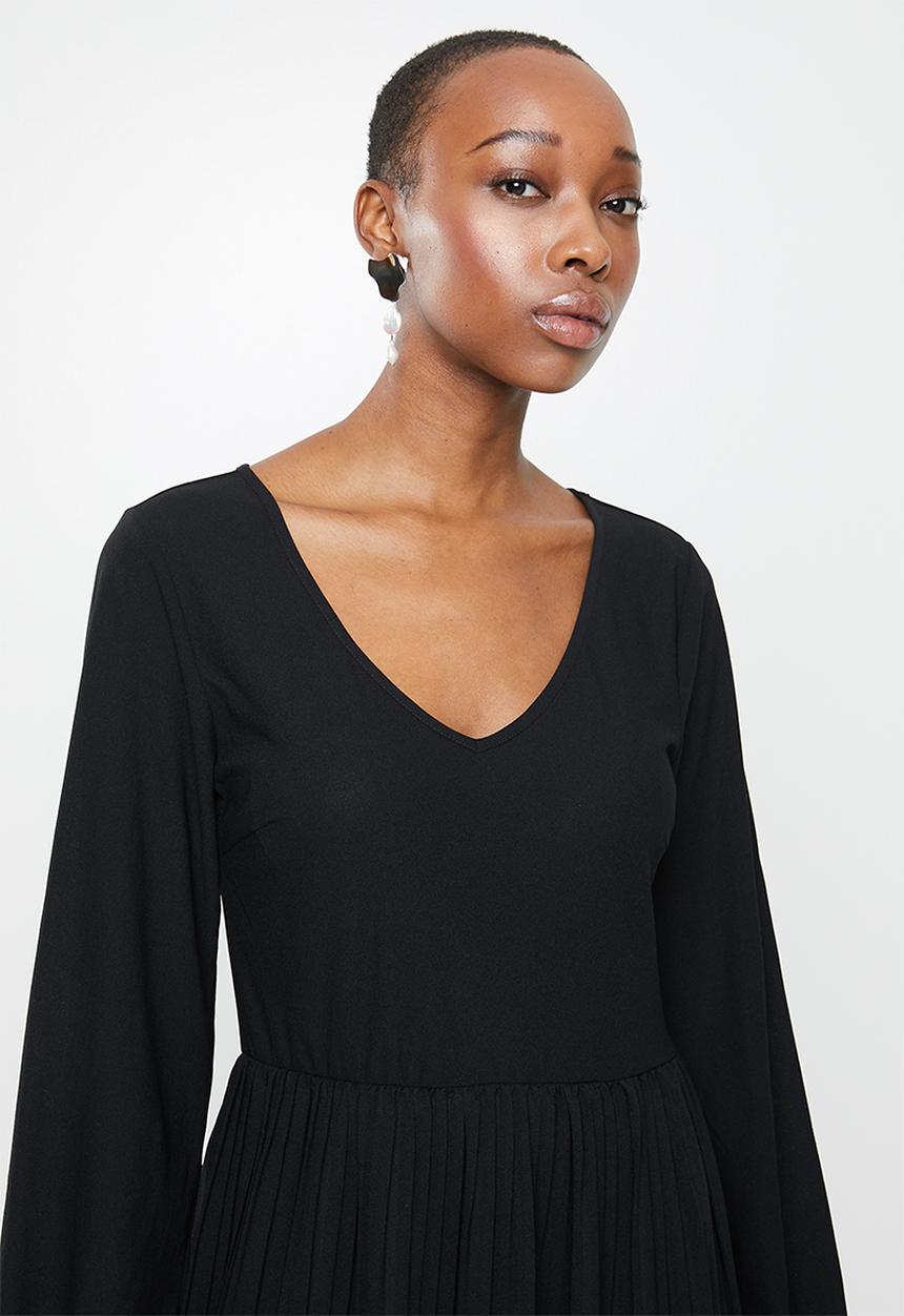 Jacqueline de Yong - Helen long dress - black