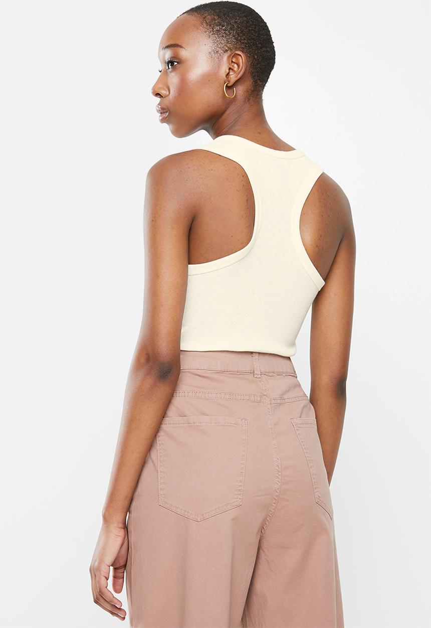 Vero Moda - Kaya sleeveless top - neutral 