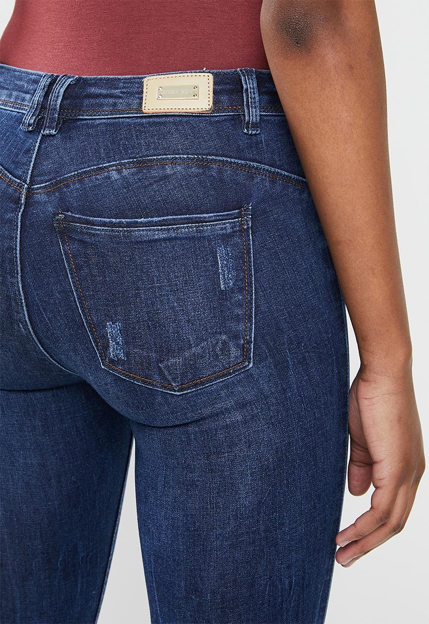 SISSY BOY - Wild heart axel skinny with rips - blue 
