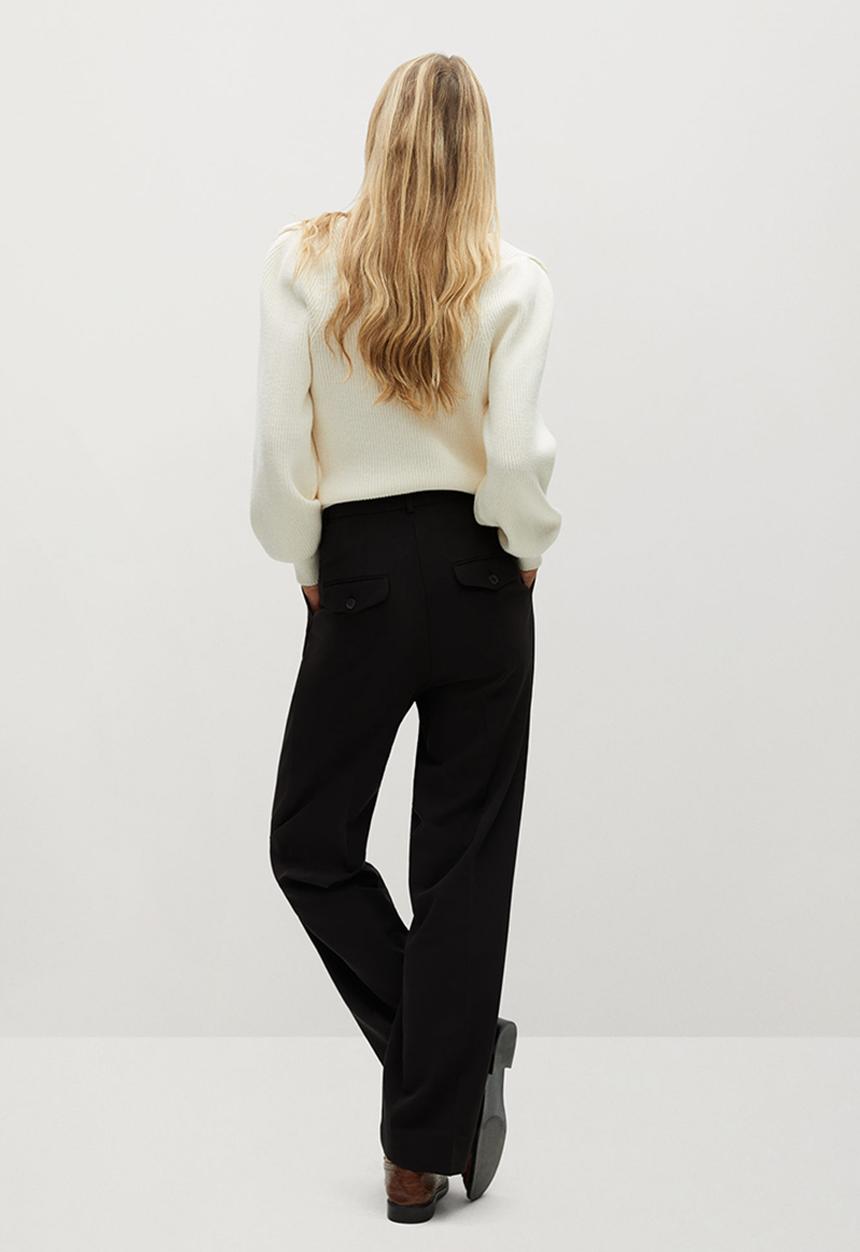 MANGO - Trousers isabel - black