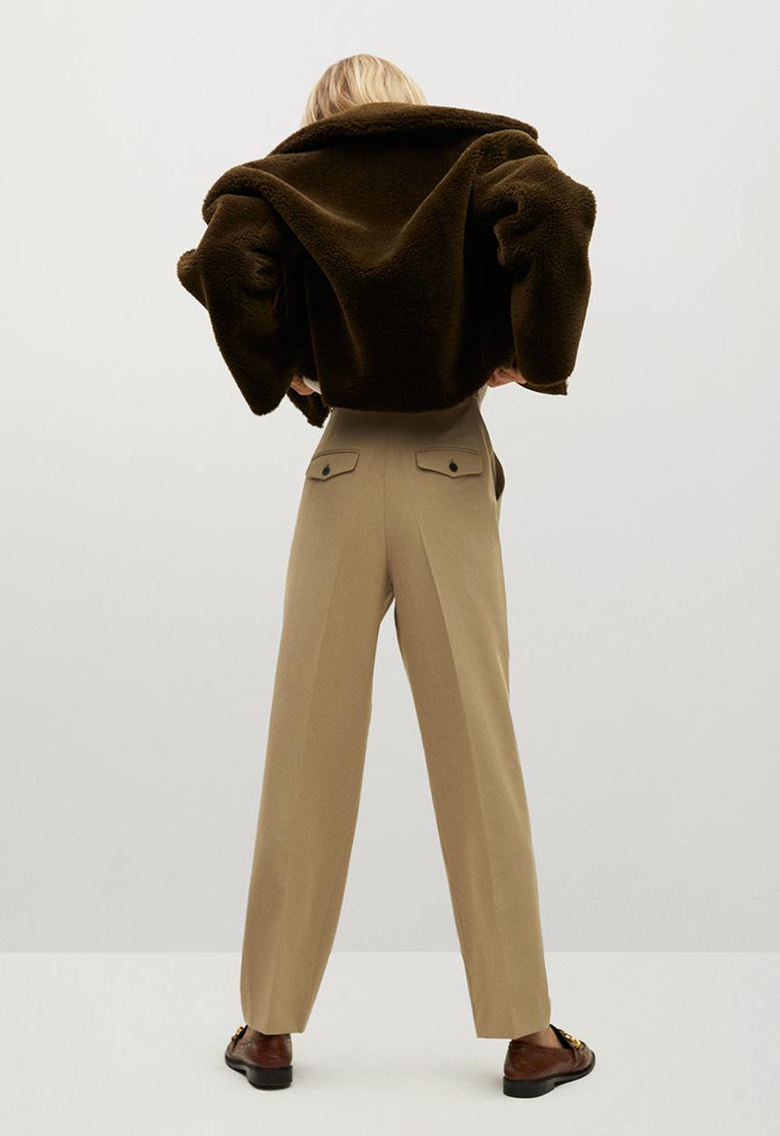 MANGO - Trousers isabel - beige