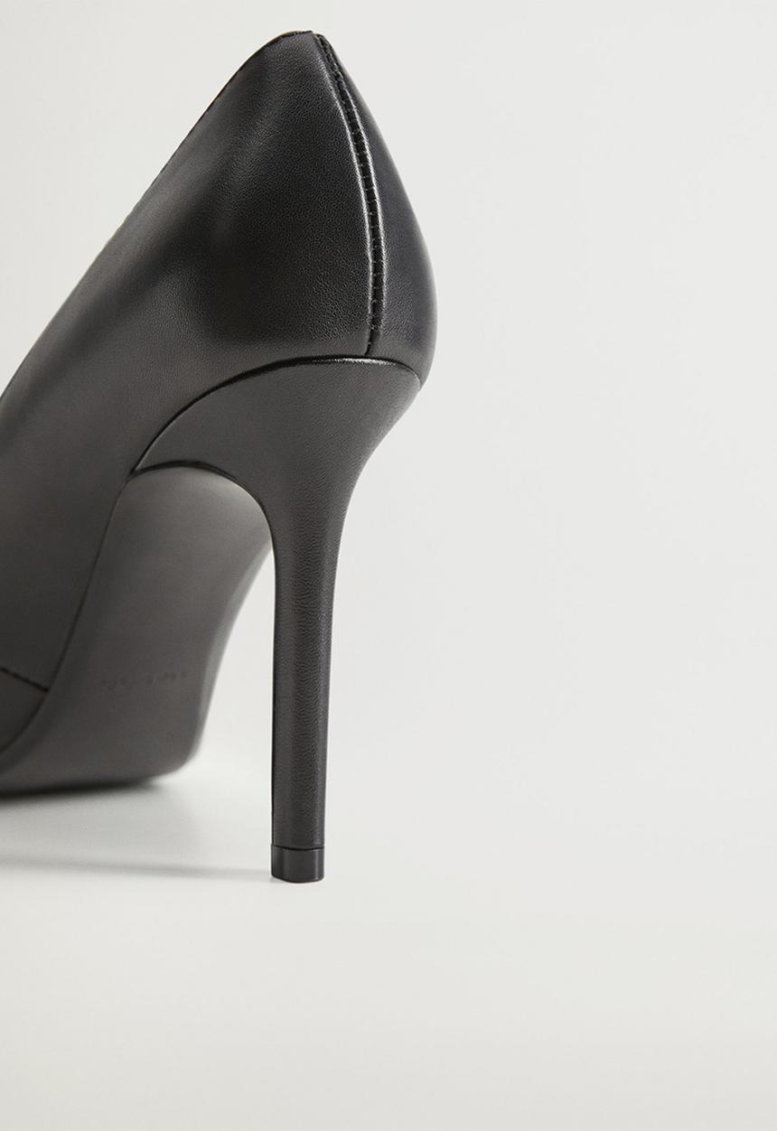 MANGO - Desi leather court - black